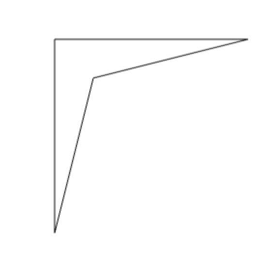 A concave quadrilateral